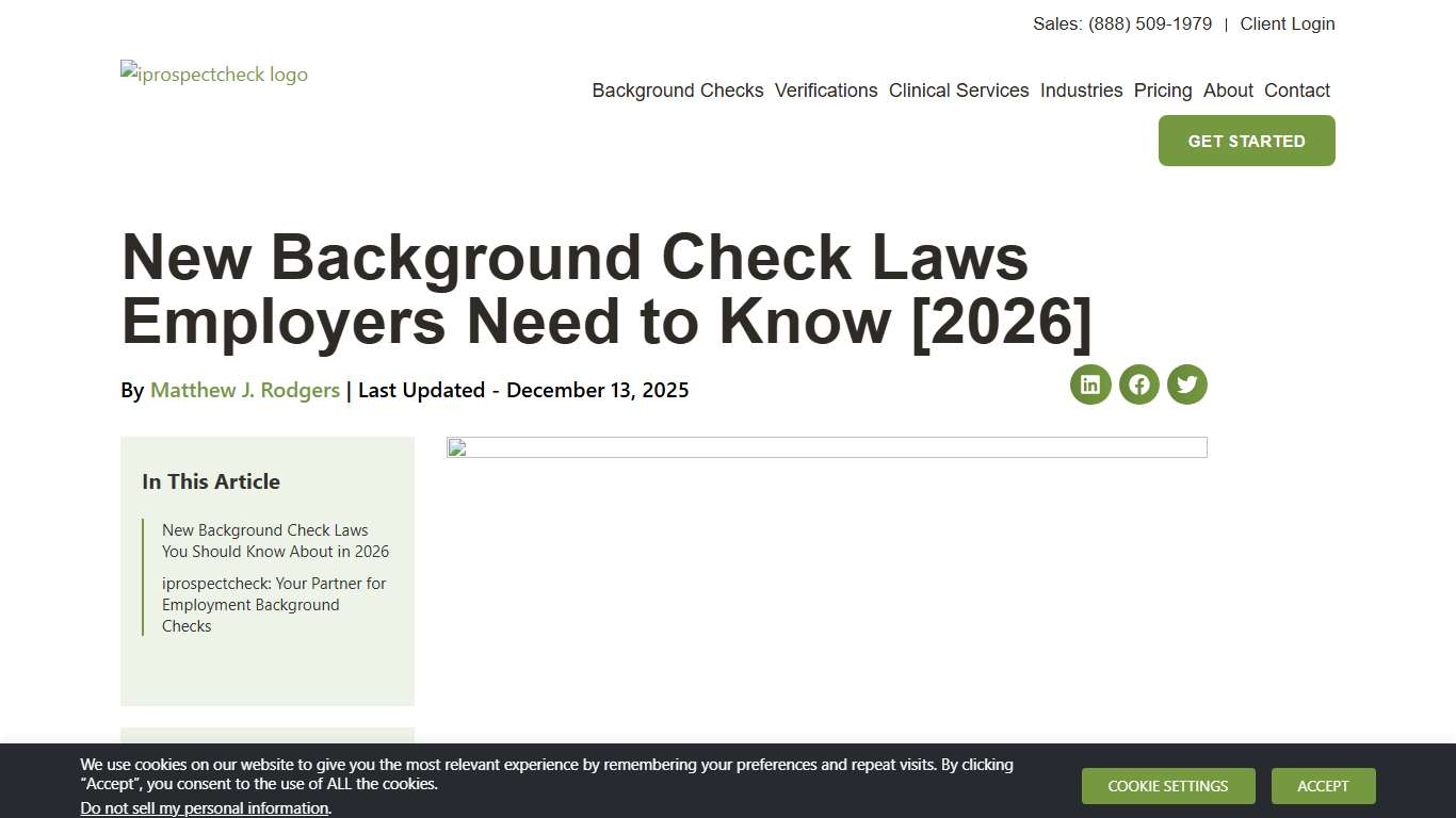 New Background Check Laws Employers Need to Know [2026] - iprospectcheck